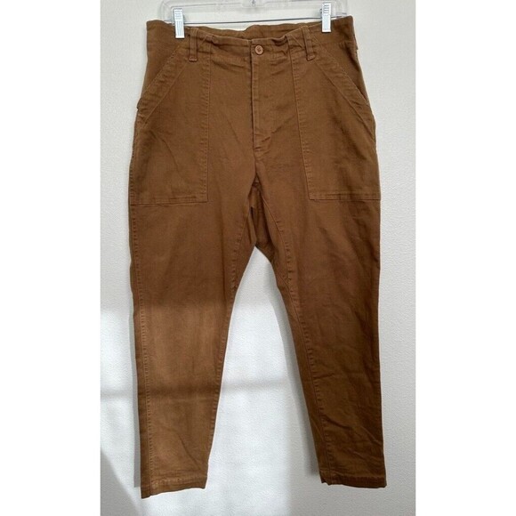 1/8 Takamura Japan Tierra Chino Trouser Pants Earth Brown Pocket Men's Small - Picture 1 of 6